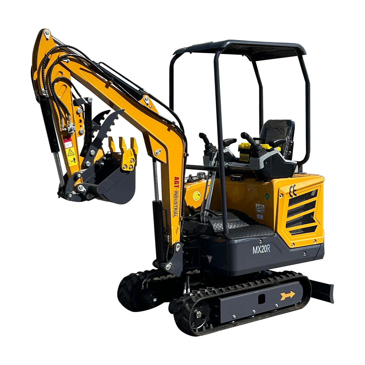 1.2TonMini Excavator Digger 23HP Gasoline Engine with Hydraulic Thumb |   MX20R
