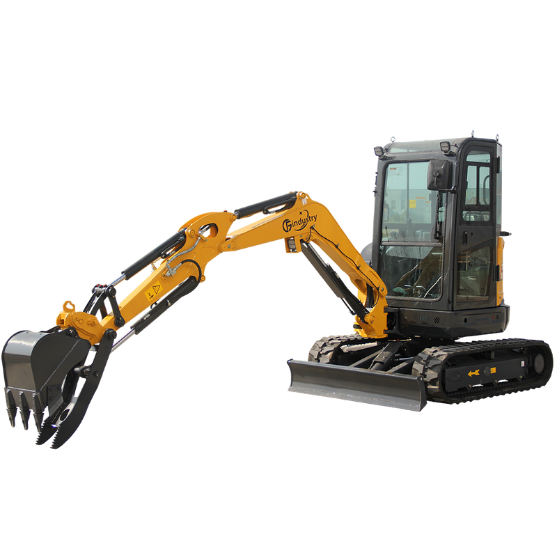 2.8 Ton Yanmar Diesel Engine Mini Excavator W/ Hydraulic Thumb CFG-STE35SR