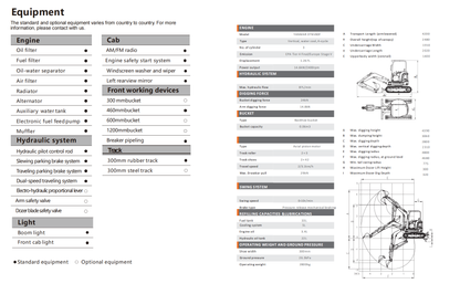 2.8 Ton Yanmar Diesel Engine Miniexcavator W/ Hydraulic Thumb CFG-STE35SR