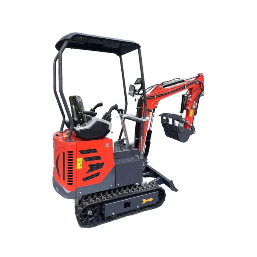 1 Ton, Upgraded Mini Excavator W/Pilot control & Swing Boom & Hydraulic Thumb  | AGT-DM12X-PLUS