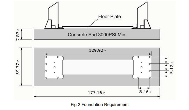 10000 lb Capacity, Two-Post Auto Car Lift  | AGT-B1000