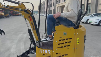 1 ton, 13.5HP RATO Mini Excavator w/ pilot control system | AGT-H15R