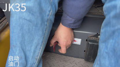 1.4 Ton Open Operator Wheel Skid Steer Loader CFG-JK35