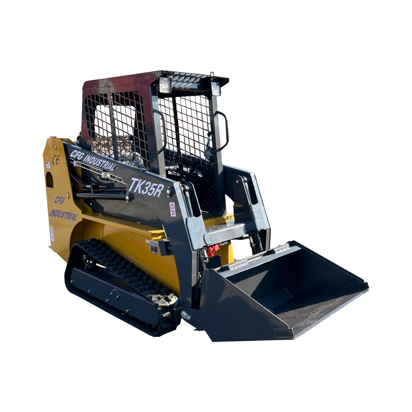 Agrotk 1.5ton Mini Skid Steer Track Loader 32.8HP Gasoline RATO 999 Engine TK35R