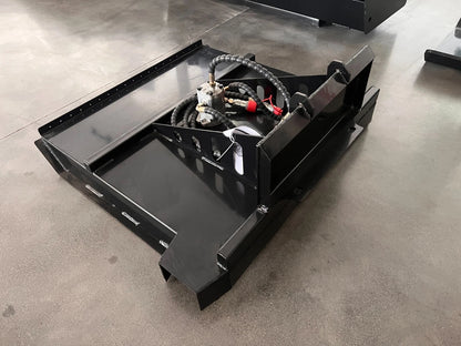 AGT 35in Mini Skid Steer Brush Cutter with 2 Blades Loader Attachments