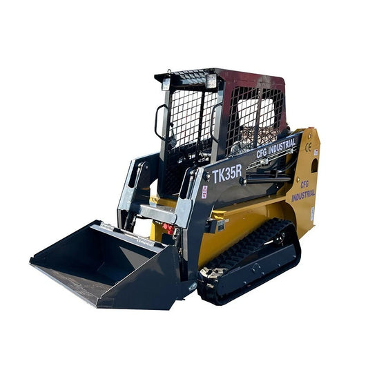 Agrotk 1.5ton Mini Skid Steer Track Loader 32.8HP Gasoline RATO 999 Engine TK35R