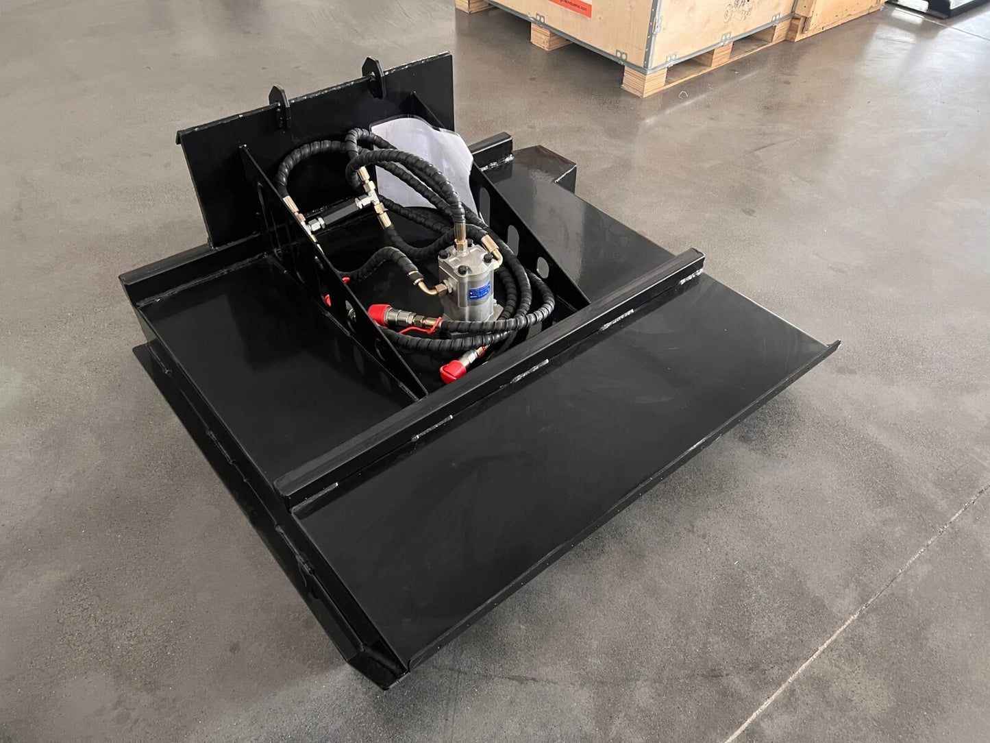 AGT 35in Mini Skid Steer Brush Cutter with 2 Blades Loader Attachments