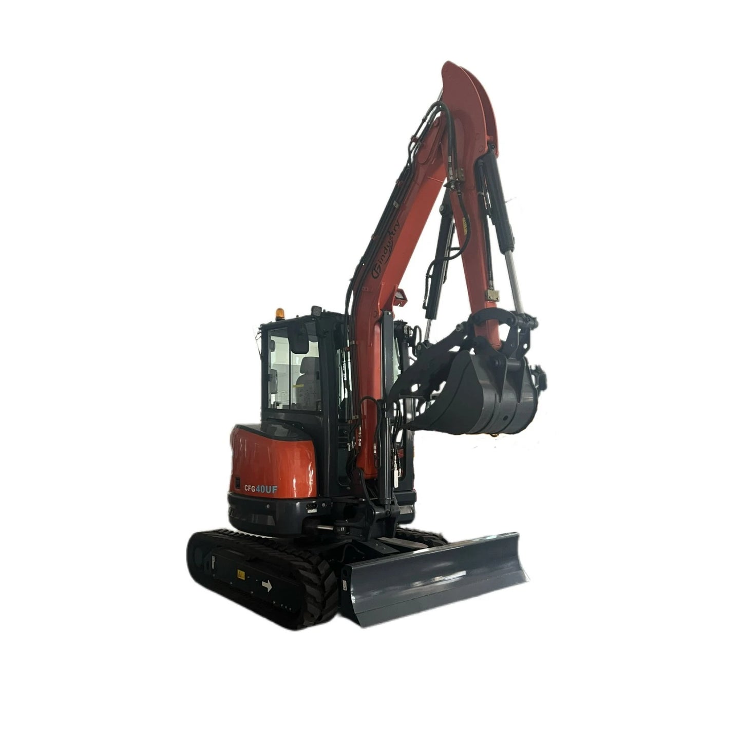 4 Ton Mini Excavator with Kubota Diesel Engine, Cabin/Canopy, Hydraulic Thumb | CFG-40UF
