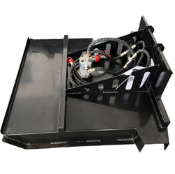 AGT 35in Mini Skid Steer Brush Cutter with 2 Blades Loader Attachments