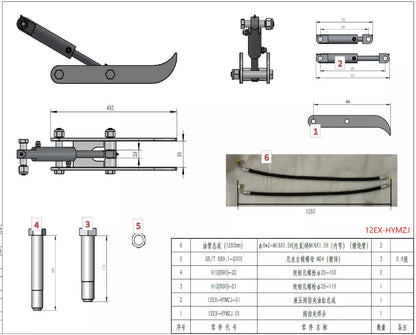 Hydraulic Thumb for 1 Ton MiniExcavator 12EX-HYMZJIII